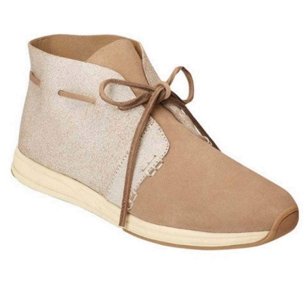 NWT Aerosoles Sing Song Butter Soft Leather Lace Up Drawstring Ankle Boot Bootie